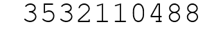 Number 3532110488.
