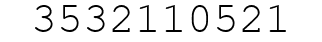 Number 3532110521.