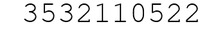 Number 3532110522.