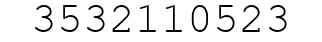 Number 3532110523.