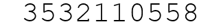 Number 3532110558.