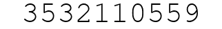 Number 3532110559.