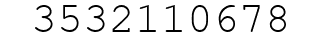 Number 3532110678.