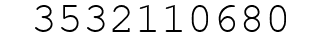 Number 3532110680.