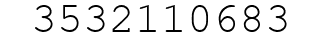 Number 3532110683.