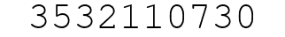 Number 3532110730.
