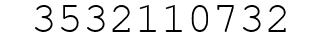 Number 3532110732.