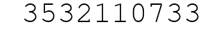 Number 3532110733.