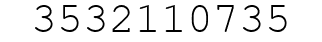 Number 3532110735.