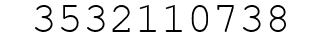 Number 3532110738.