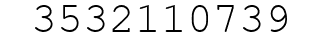 Number 3532110739.