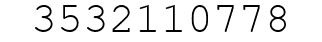 Number 3532110778.