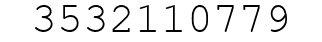 Number 3532110779.