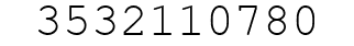 Number 3532110780.