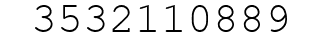 Number 3532110889.