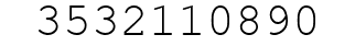 Number 3532110890.