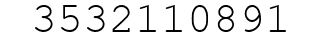 Number 3532110891.