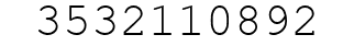 Number 3532110892.