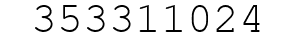 Number 353311024.