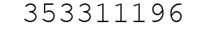 Number 353311196.