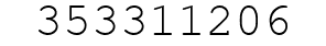 Number 353311206.