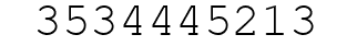 Number 3534445213.