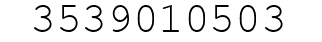 Number 3539010503.