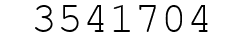 Number 3541704.