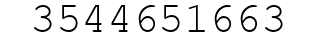 Number 3544651663.