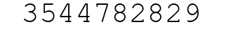 Number 3544782829.