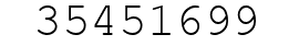Number 35451699.