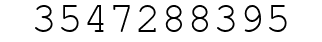 Number 3547288395.
