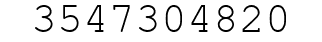 Number 3547304820.