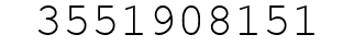 Number 3551908151.