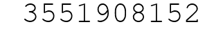 Number 3551908152.