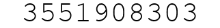 Number 3551908303.
