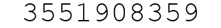 Number 3551908359.