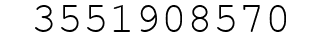 Number 3551908570.