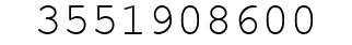 Number 3551908600.