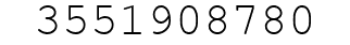 Number 3551908780.