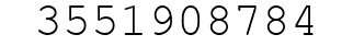 Number 3551908784.