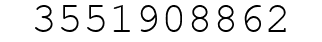 Number 3551908862.