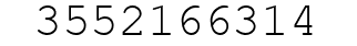 Number 3552166314.