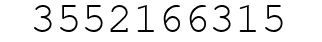 Number 3552166315.