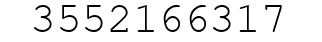 Number 3552166317.