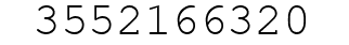 Number 3552166320.
