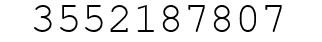 Number 3552187807.