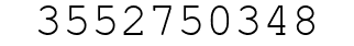 Number 3552750348.