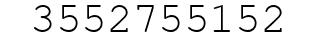 Number 3552755152.