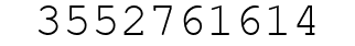 Number 3552761614.